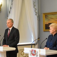 D. Grybauskaitė po susitikimo su G. Nausėda: radome daug sutarimo