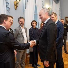 G. Nausėda susitiko su Europos miestų vadovais: aptarė paramą Ukrainai