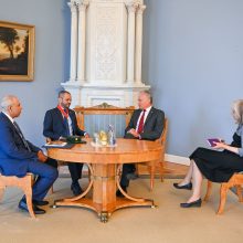 ES atsisakant rusiškų išteklių, G. Nausėda su Omano ministru aptarė energetinius ryšius