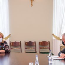 V. Blinkevičiūtė džiaugiasi prezidento įvertinimu: sakė, kad esame vienintelė kairioji partija