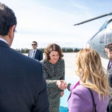 G. Nausėda lankosi Turkijoje: susitiko su R. T. Erdoganu