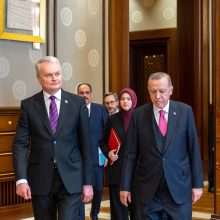 G. Nausėda lankosi Turkijoje: susitiko su R. T. Erdoganu