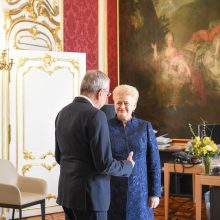 D. Grybauskaitė padėkojo Austrijai už principingą poziciją