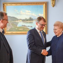 D. Grybauskaitė dėkoja Suomijai už paramą dėl Astravo jėgainės