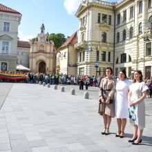 Gausios policijos pajėgos prižiūri G. Nausėdos inauguracijos renginius