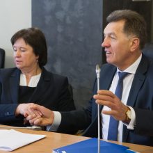 A. Butkevičius melage išvadino buvusią ministrę V. Baltraitienę