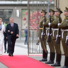 D. Grybauskaitės žinia: G. Nausėdai teks atsakomybė saugoti Konstituciją