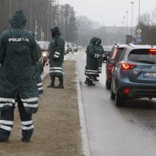 Klaipėdos policijai darbo netrūko: per parą patikrino 13 tūkst. automobilių