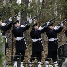 Lietuvos partizanas J. Jakavonis-Tigras išlydėtas į paskutinę kelionę