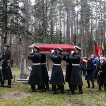 Lietuvos partizanas J. Jakavonis-Tigras išlydėtas į paskutinę kelionę