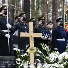 Lietuvos partizanas J. Jakavonis-Tigras išlydėtas į paskutinę kelionę