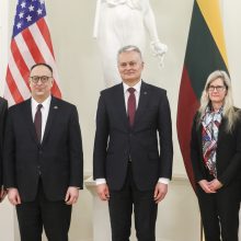 Prezidentas priėmė naujų ambasadorių skiriamuosius raštus