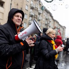 Po protesto – A. Orlausko pareiškimas apie valdžią: jie – ne vadovai, jie iškamšos