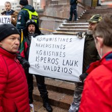 Opozicijos atstovai neskuba smerkti Sausio 13-osios minėjimą trikdžiusių protestuotojų