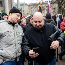 Per Sausio 13-osios minėjimą protestavusiems asmenims – administracinės bylos