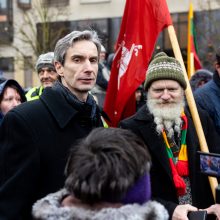 V. Landsbergis apie protestuotojus: nereikia jų vadinti žmonėmis – jie fašistai, „Jedinstvo“