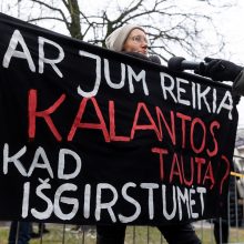 Protestai per Sausio 13-osios minėjimą sugraudino Seimo narę: taip sunku niekada nebuvo