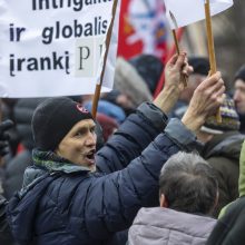 Opozicijos atstovai neskuba smerkti Sausio 13-osios minėjimą trikdžiusių protestuotojų