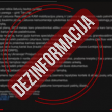 Kariuomenė: plinta dezinformacija, kad karinės pratybos skirtos kariams į Ukrainą ruošti