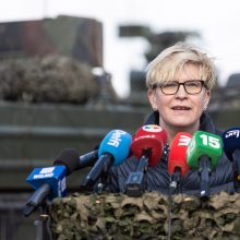 Premjerė dėl vokiečių brigados: diskusijas turi pakeisti konkretūs planavimo darbai