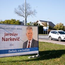 Trakų rajone į antrąjį mero rinkimų turą pateko A. Šatevičius ir J. Narkevičius