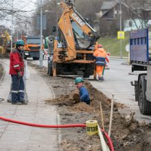 Atnaujinta Olandų gatve vilniečiai galės važiuoti jau balandį