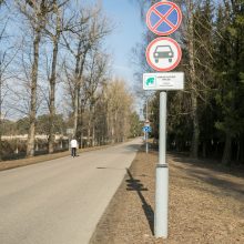 Per varlių migraciją – ribojimai Vingio parke