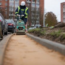 Rekonstruojama Didlaukio gatvė bus gražesnė ir patogesnė pėstiesiems