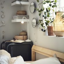 Kaip įsirengti tobulą erdvę miegui nedideliame kambaryje