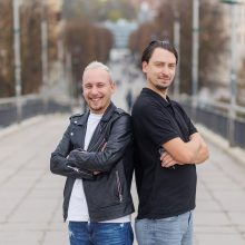 K. Tiškevičius ir V. Mikaitis: laidoje „Vieni juokai“ siūlome pasijuokti drauge