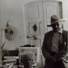 Žakas Lipšicas ir Pablas Pikasas. Pietų Prancūzija, P.Pikaso rezidencija,1965 m.
