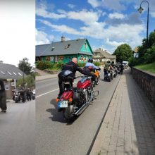 Tikslas: protesto renginyje ilgiausios stumiančiųjų motociklus vilkstinės rekordą pasiekę motociklininkai siekė įrodyti, kad jie taip pat myli Trakus ir nekelia triukšmo.