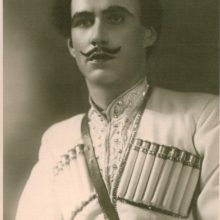 Teatre: operos solistas Stasys Santvaras, apie 1933–1934 m.