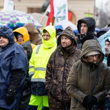 Ūkininkai nušvilpė ir prezidento patarėją: vėl skambėjo šūkis „gėda“