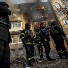 Ukraina: rusų kariai Zaporižios elektrinės teritorijoje dislokavo raketų leidimo įrenginių