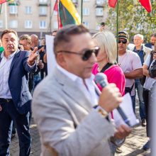 LBGTQ protestas nepraėjo be incidentų: policija pradėjo administracinę teiseną