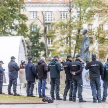 Pareigūnai protestuoja prieš naująjį Statutą: ant šieno krūvos uždėta vyšnia nėra tortas