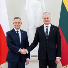 A. Duda: Lietuva gali mumis pasikliauti, Lenkijos kariai drauge gins visą NATO teritoriją