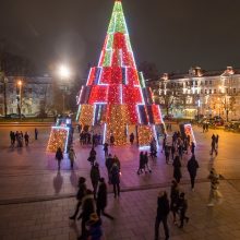 Vilniaus Kalėdų eglutės pripažinimo gražiausia dar teks palaukti