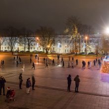 Vilniaus Kalėdų eglutės pripažinimo gražiausia dar teks palaukti