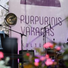 Anykščiai tviskėjo purpuru: baigėsi kultūros festivalis „Purpurinis vakaras“