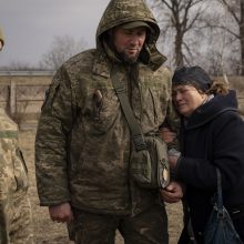 Kyjivas: rusų karių pajėgos bando apsupti Bachmutą