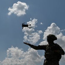 Rusija: netoli Krymo numušta 11 ukrainiečių dronų, dar 2, skridę link Maskvos