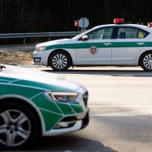 Vilniuje į avariją pateko pareigūnų automobilis