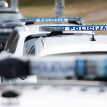 Į avariją Šilalės rajone pateko du policininkai