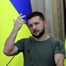 V. Zelenskis: Rusijai atsivers atviras kelias į Rytų Ukrainą, jei ji užims Bachmutą