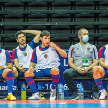 UEFA Futsal Čempionų lygos kovas „Kauno Žalgiris“ pradėjo nesėkme 