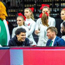 Mūšyje dėl bronzos – istoriškai mažas žiūrovų skaičius „Žalgirio“ arenoje