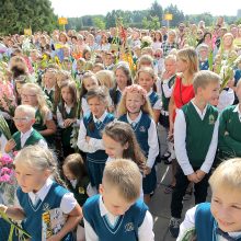 Rugsėjo 1-ąją – naujų Kauno rajono mokyklų įkurtuvės