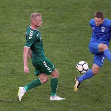 „Kauno Žalgiris“ įveikė „Palangą“ ir iškopė į LFF taurės pusfinalį